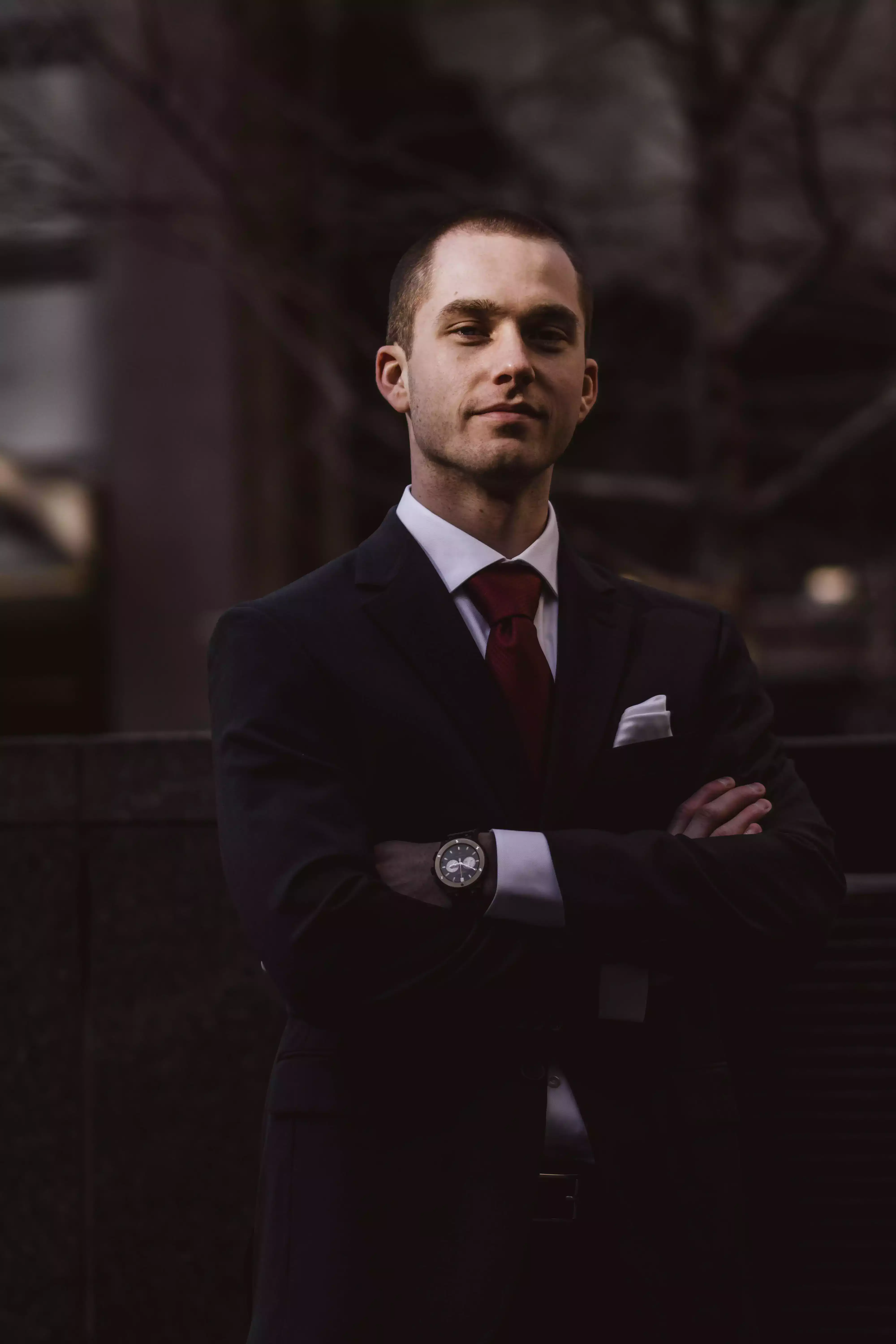 Portrait photo d'un homme d'affaire